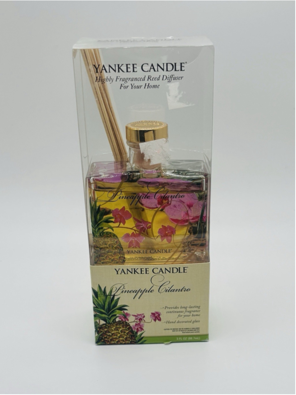 Yankee Candle Pineapple Cilantro Reed Diffuser Large Retired